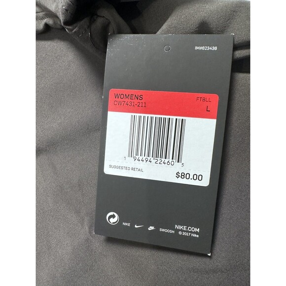 Nike NFL Tampa Bay Buccaneers Short Sleeve Polo Gray CW7431-211 Women large NEW - Picture 5 of 7